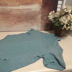 Mint Green Silk Allison Taylor Blouse, size petite